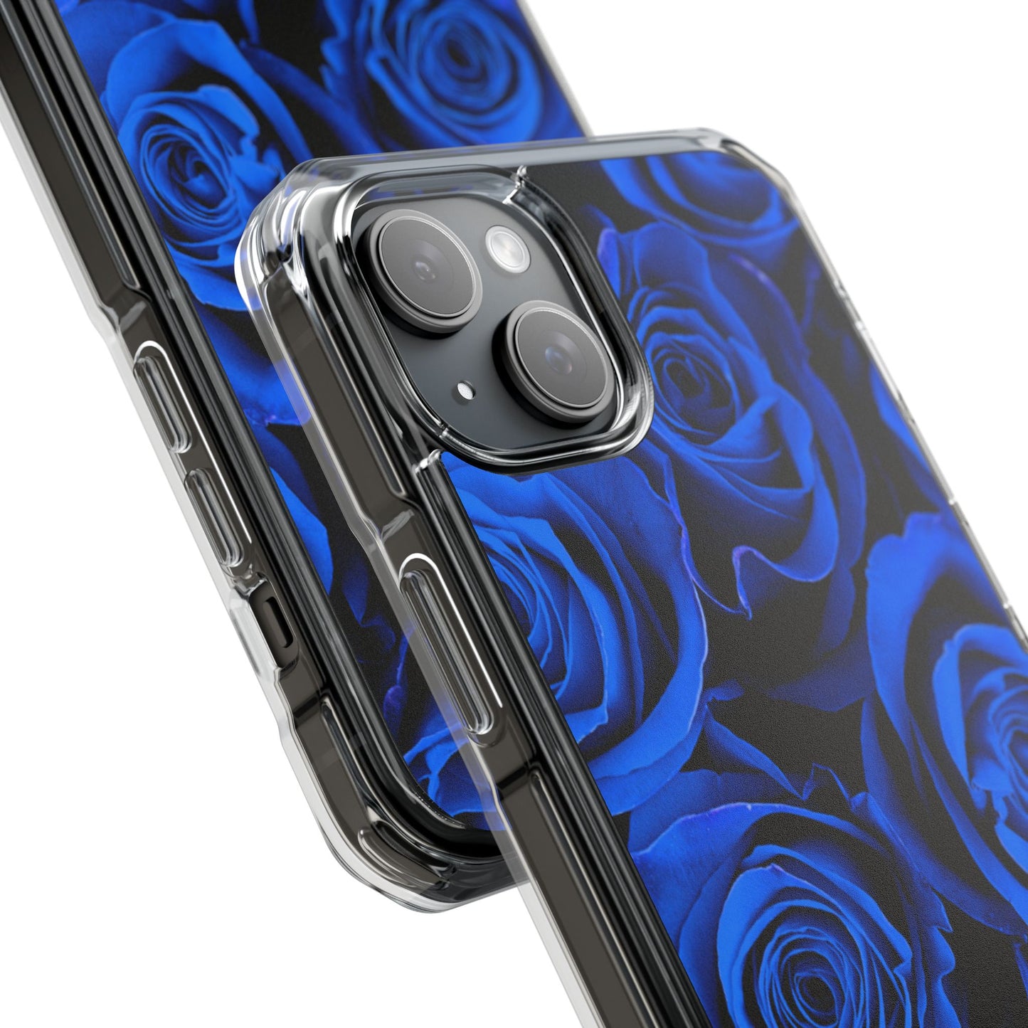 Clear Magnetic Phone Case – Midnight Bloom