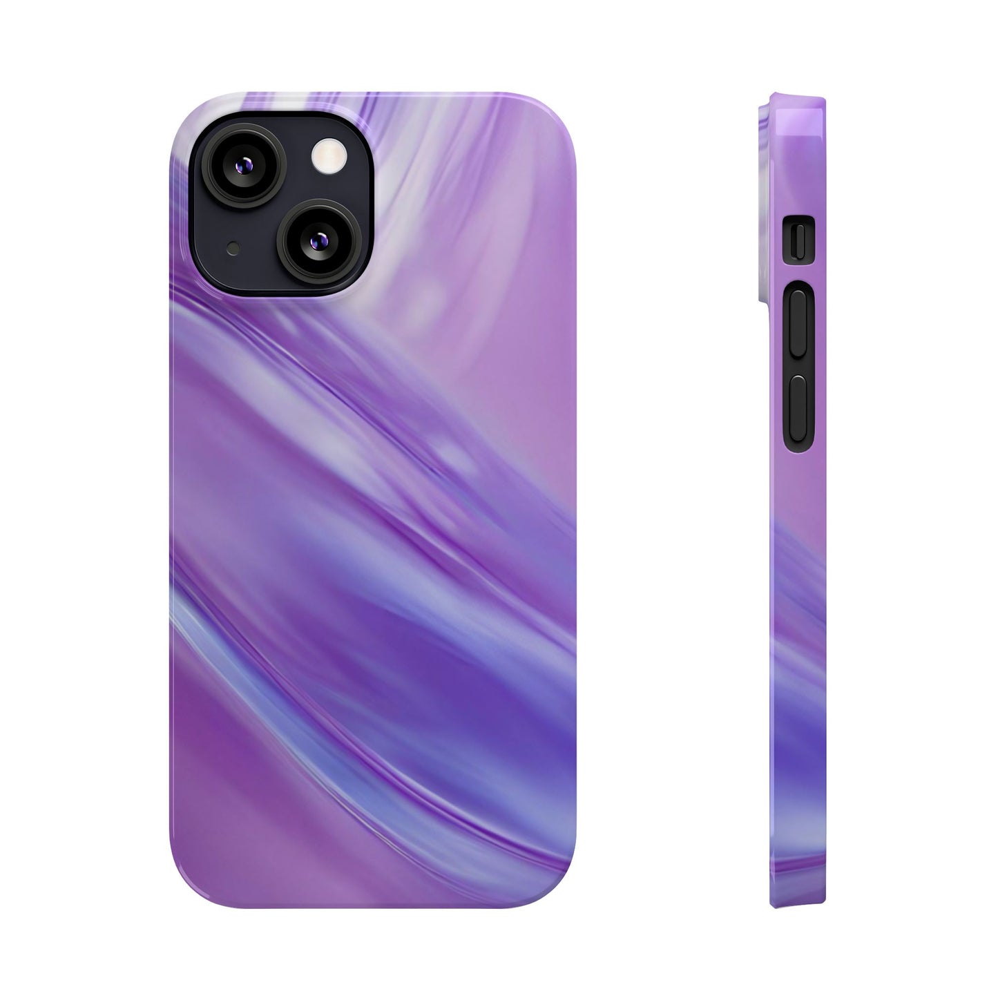 Slim Phone Case – Lavender Wave