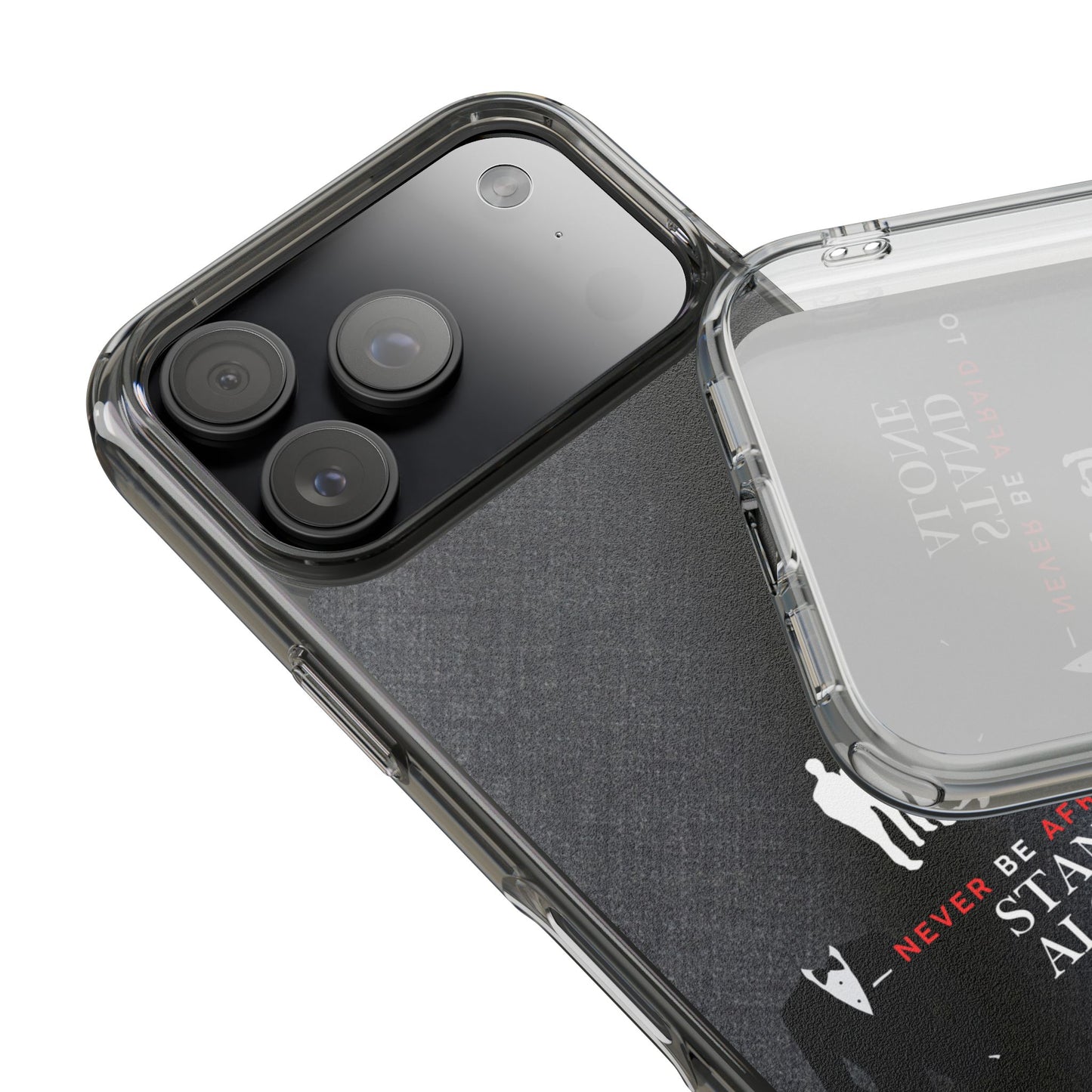 Clear Phone Case – Stand Alone