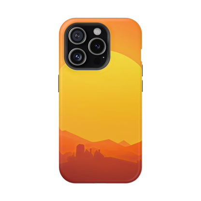 Wireless-Charging Compatible Case – Desert Sunrise