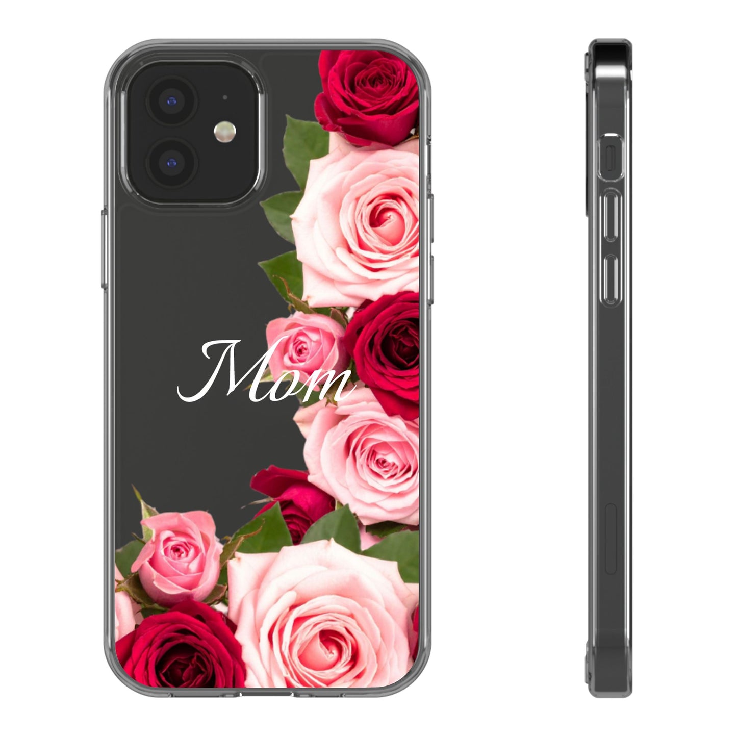 Clear Phone Case – Mom’s Rose Bouquet