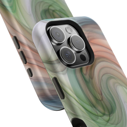 Impact-Resistant Phone Case – Marble Flow