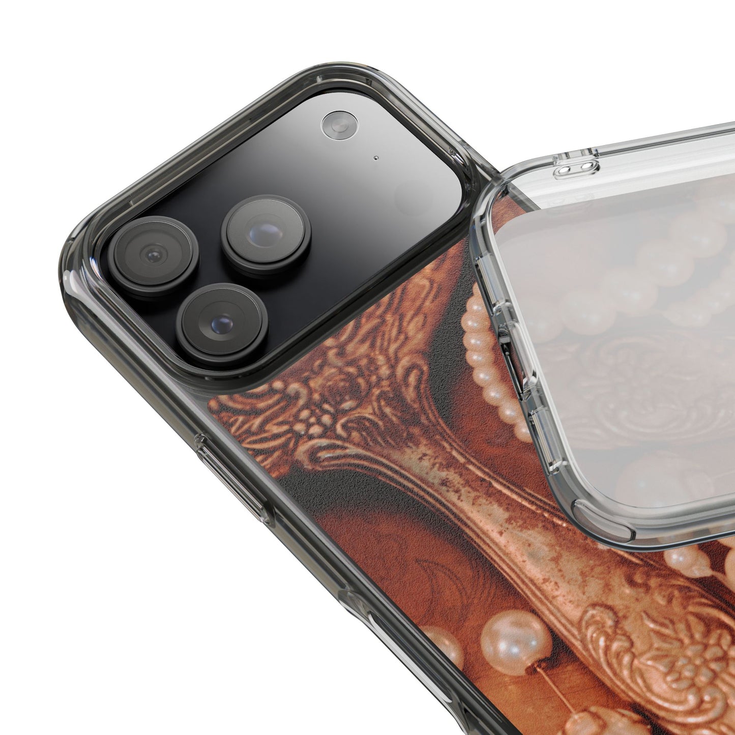 Clear Phone Case – Bronze Vanity