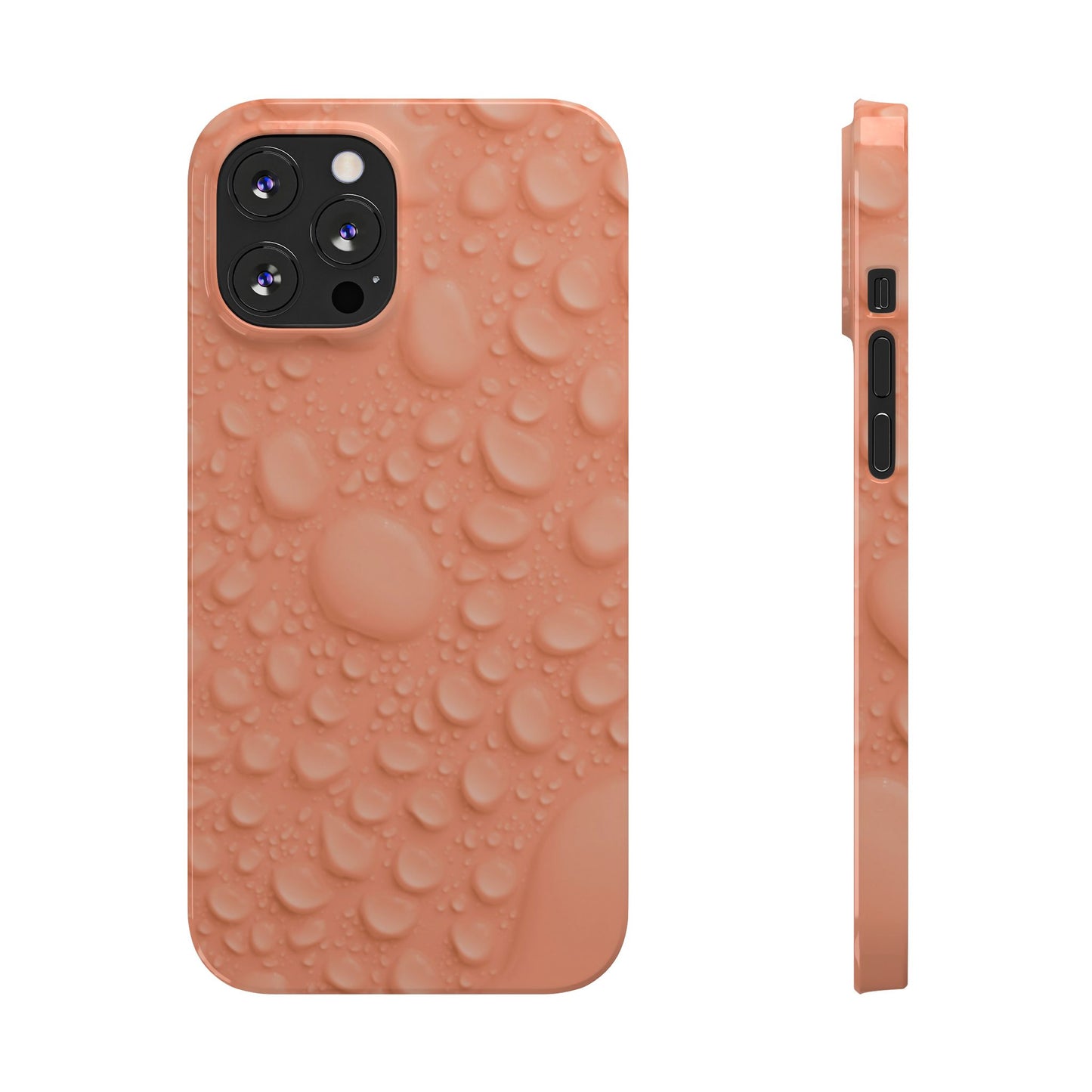 Slim Phone Case – Apricot Rain