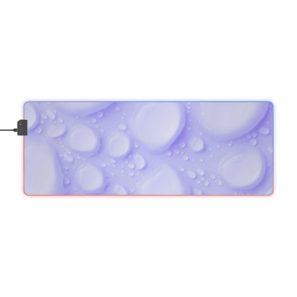 Gaming LED Desk Mat – Lilac Dew