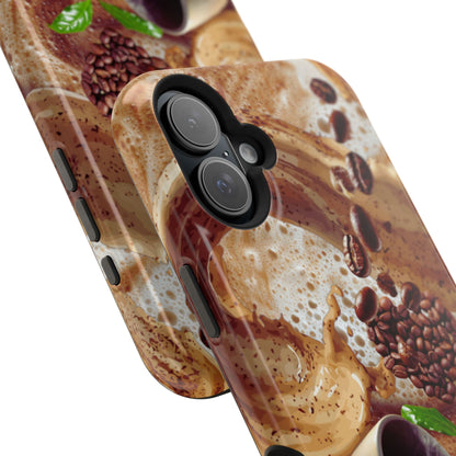 Impact-Resistant Phone Case – Love at First Sip – Compatible with iPhone 11–17 & Samsung Galaxy S22–S26 Series
