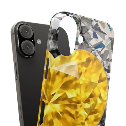 Snap Phone Case – Heart of Gold
