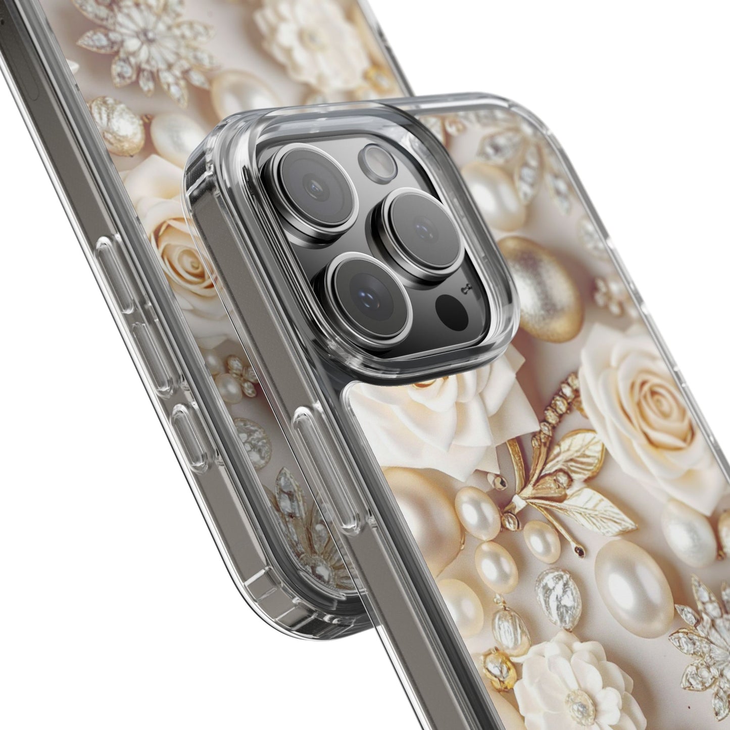 Clear Phone Case – Ivory Opulence