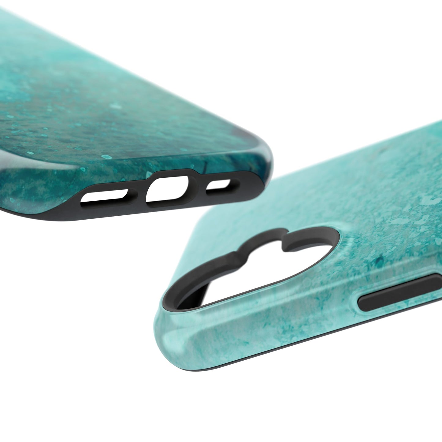 Wireless-Charging Compatible Case – Sea Glass