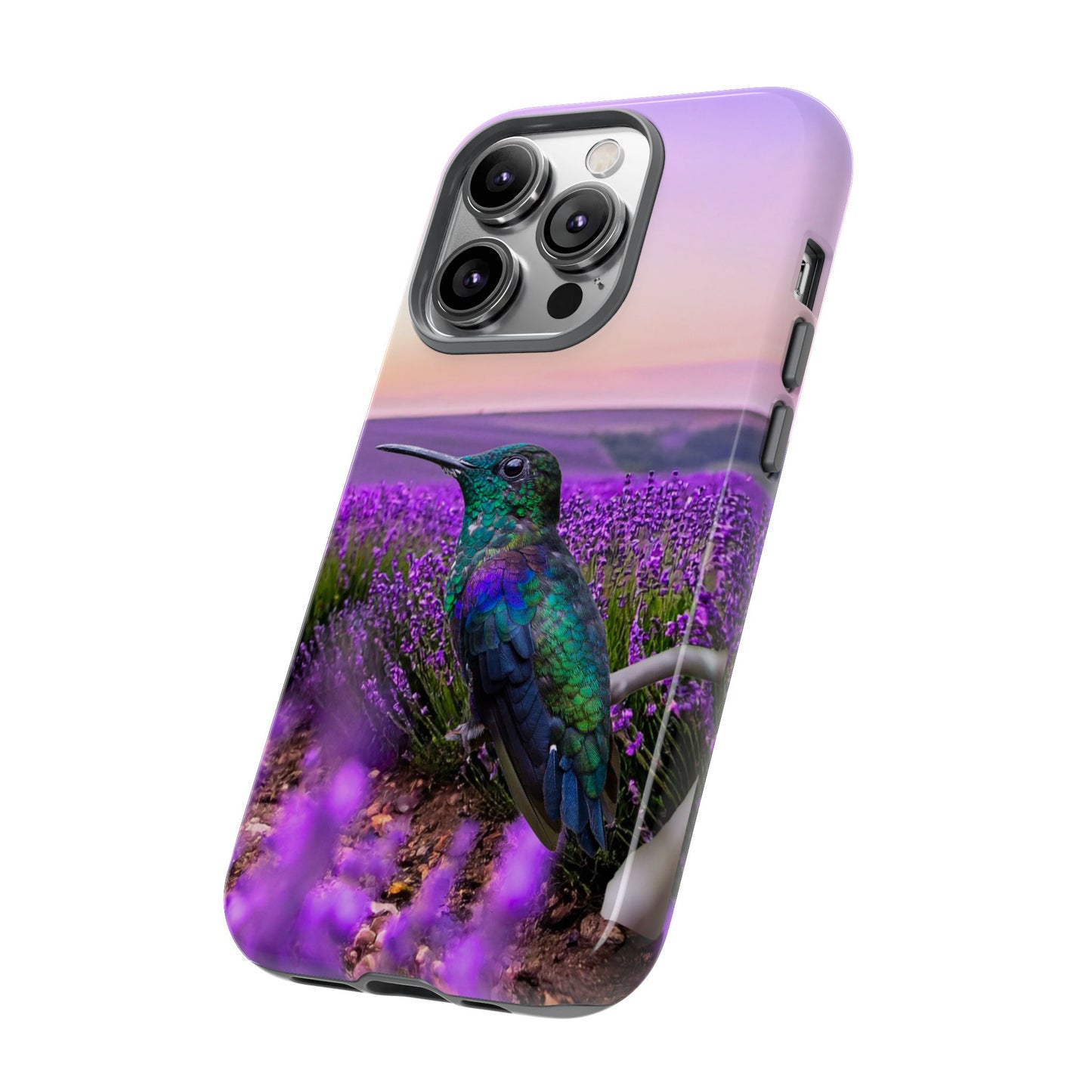 Protective Phone Case – Hummingbird Reverie