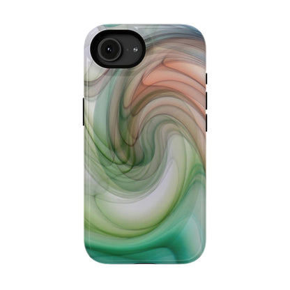 Impact-Resistant Phone Case – Marble Flow