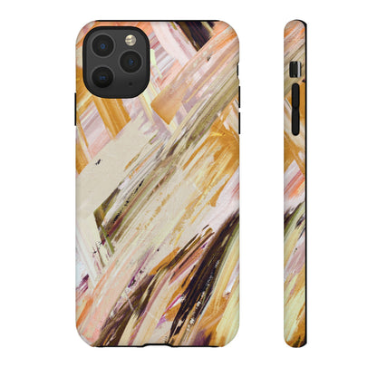 Protective Phone Case – Brush & Bronze