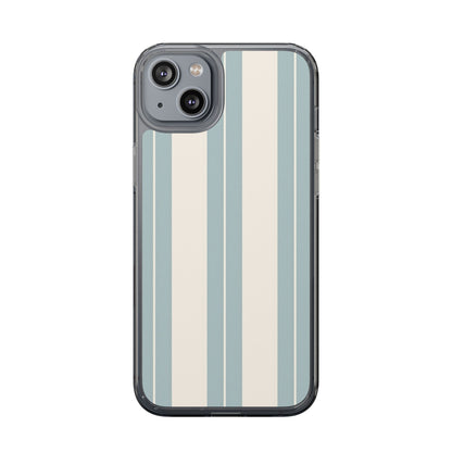 Clear Phone Case – Coastal Stripe