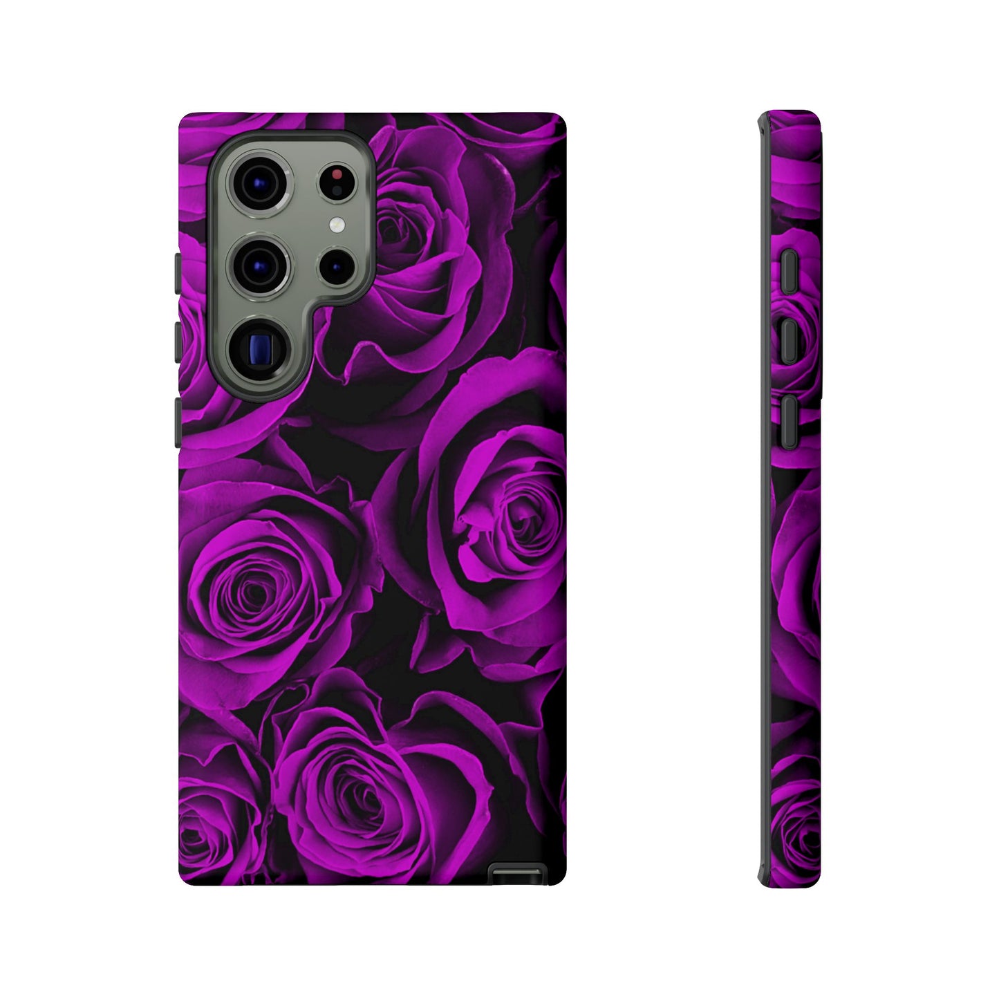 Protective Phone Case – Amethyst Roses