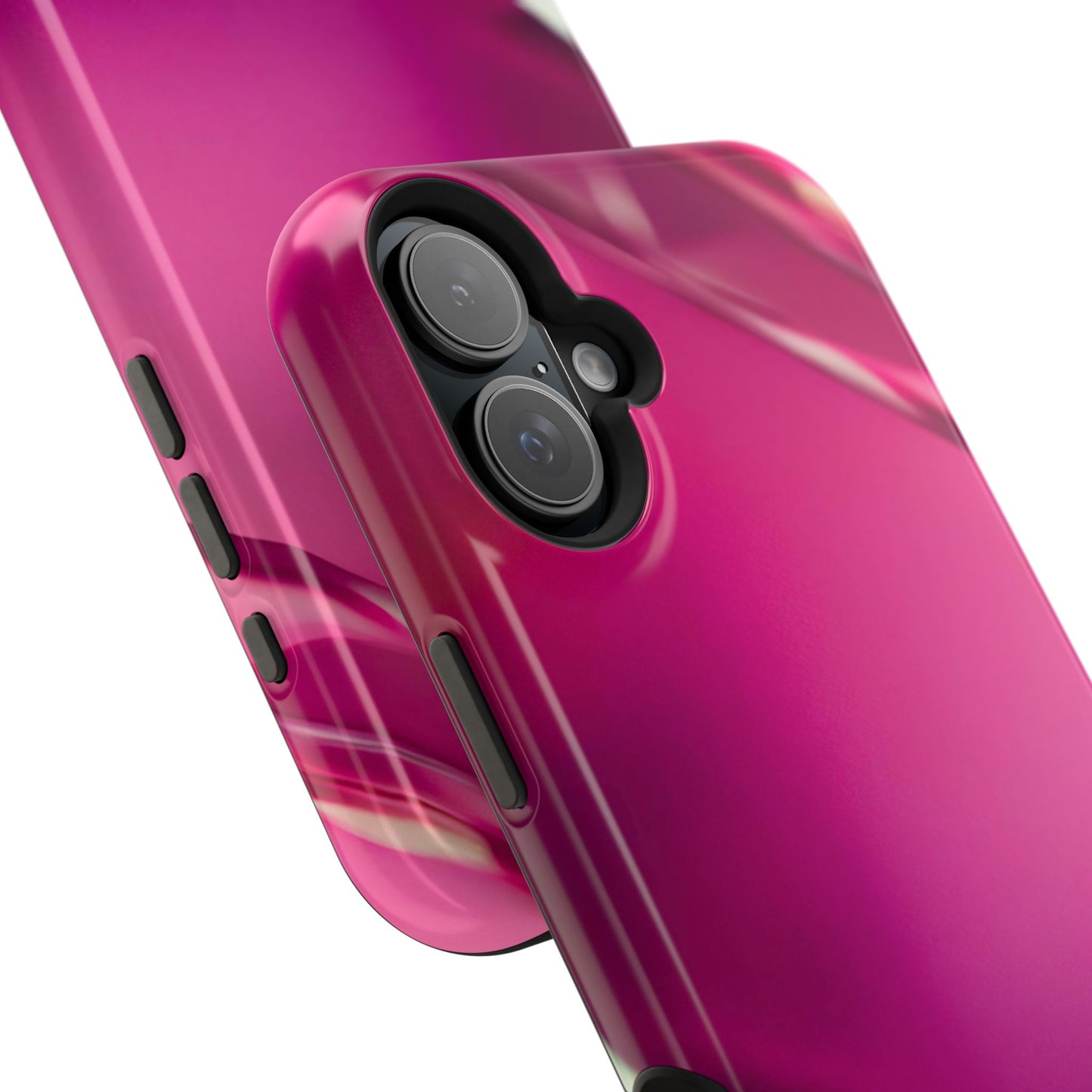 Impact-Resistant Phone Case – Magenta Motion