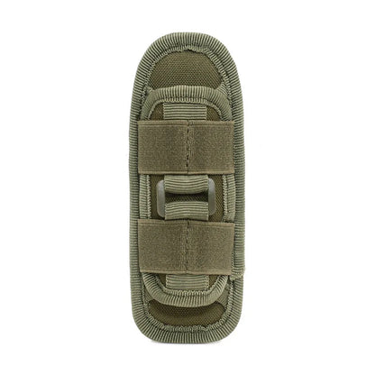 Flashlight Bag 360 Degree Rotatable Flashlight Cover Outdoor Hunting Nylon Waist Bag Flashlight Pouch Bag Holster Torch Case
