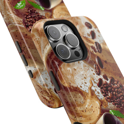 Impact-Resistant Phone Case – Love at First Sip – Compatible with iPhone 11–17 & Samsung Galaxy S22–S26 Series