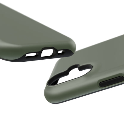Impact-Resistant Phone Case — Military Green Protective Shockproof Cover