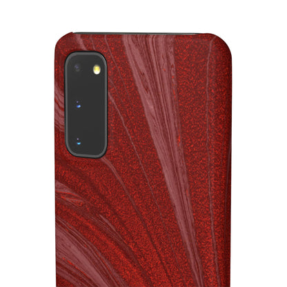 Snap Phone Case – Crimson Current