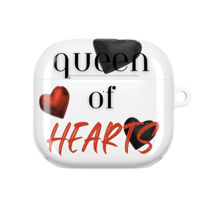 Earbud Case Cover – Queen of Hearts