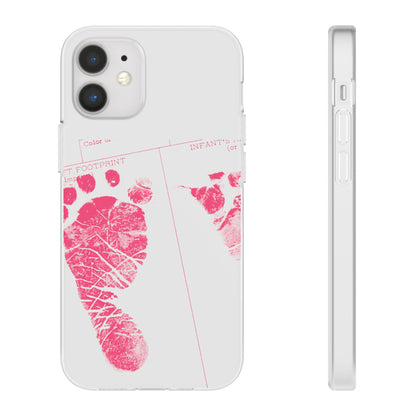 Flexi Case – Mom’s Little Pink Footprints
