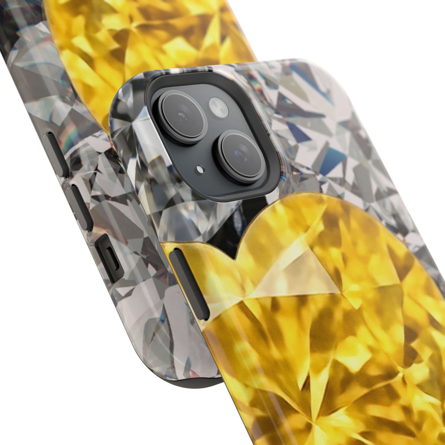 Wireless-Charging Compatible Case – Heart of Gold