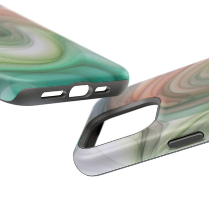 Impact-Resistant Phone Case – Marble Flow