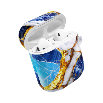Wireless Earbud Case Cover – Sapphire Veins