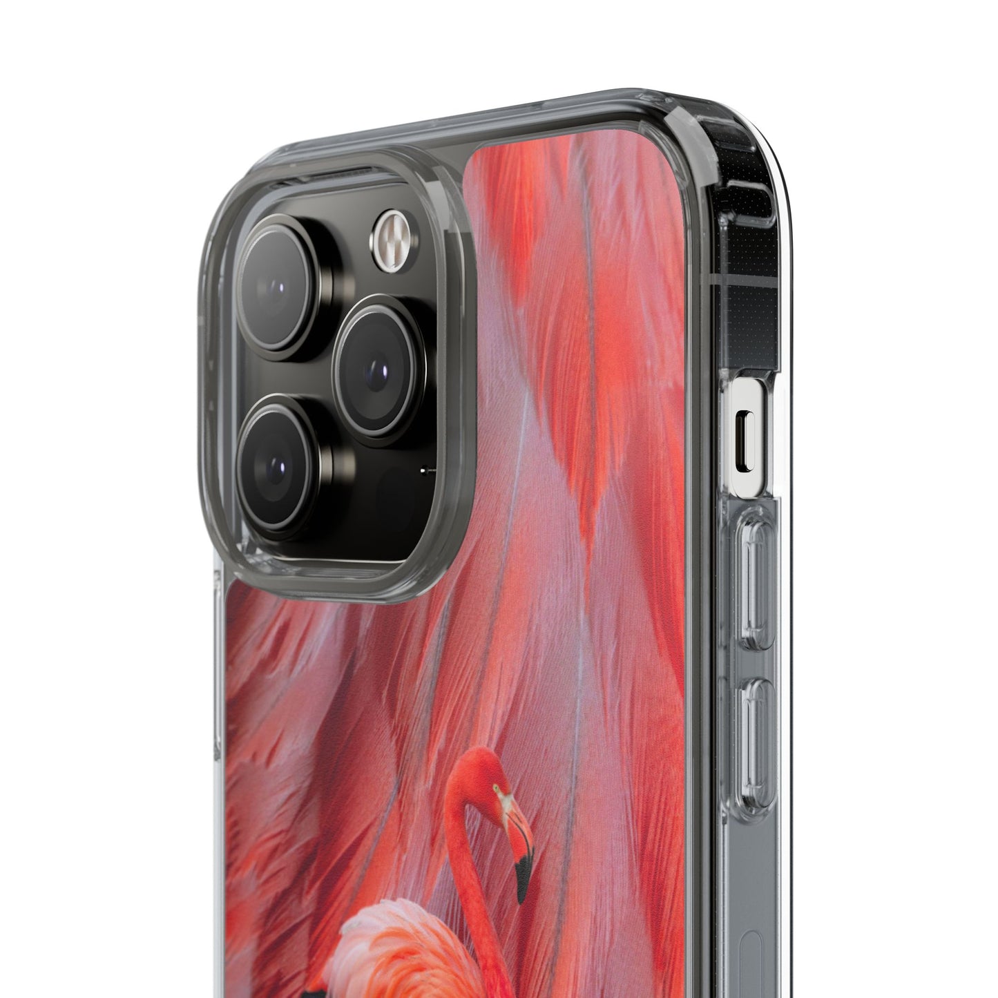 Clear Phone Case – Scarlet Plume