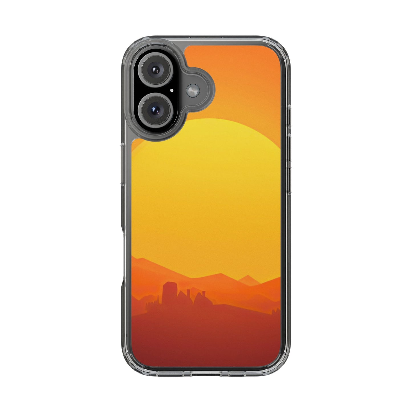 Clear Phone Case – Desert Sunrise