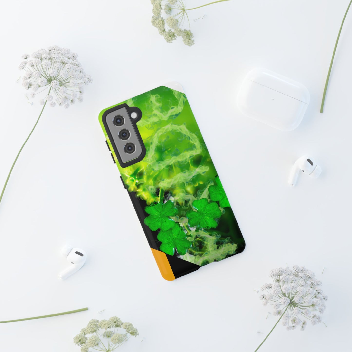 Protective Phone Case – Lucky Clover Smoke