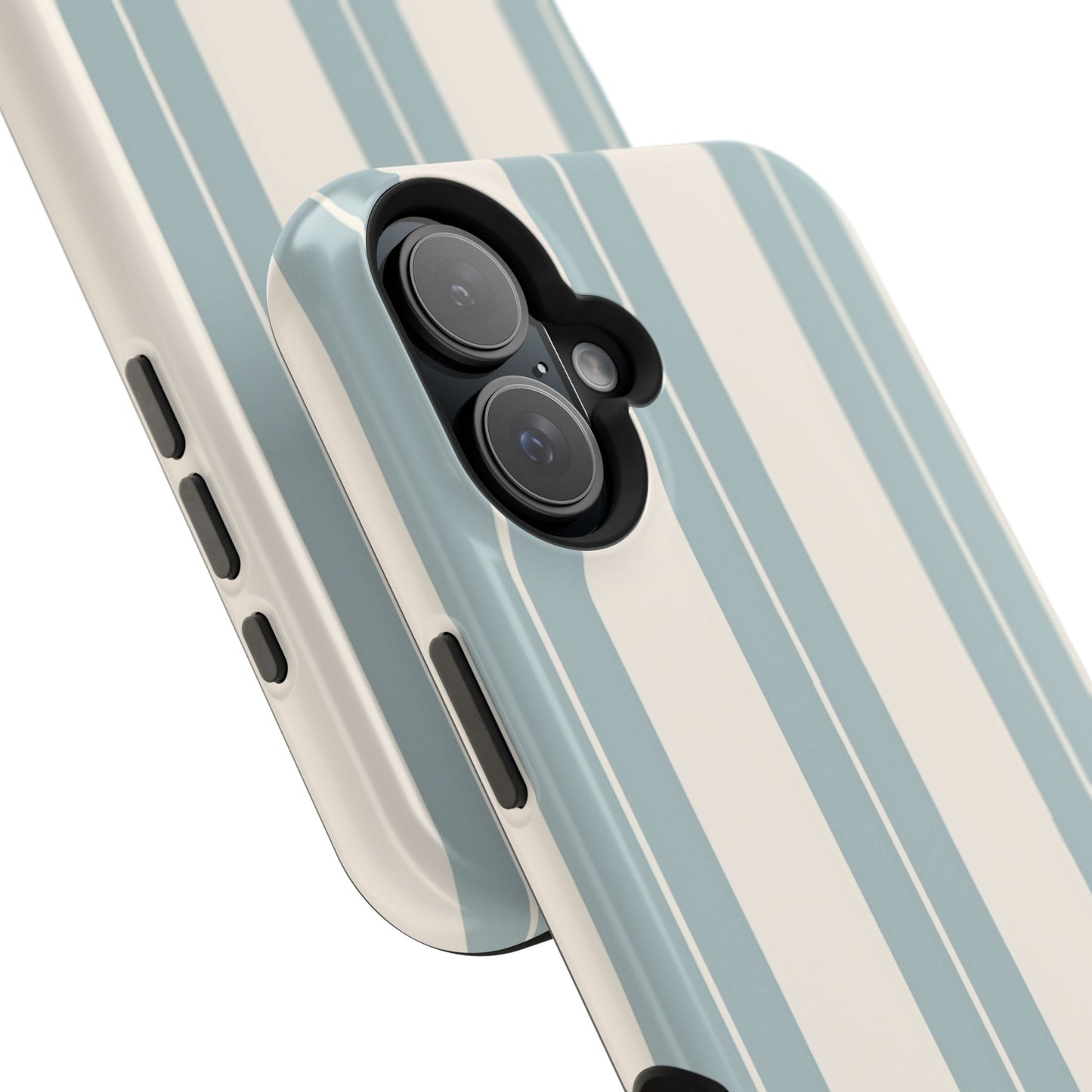 Wireless-Charging Compatible Case – Coastal Stripe