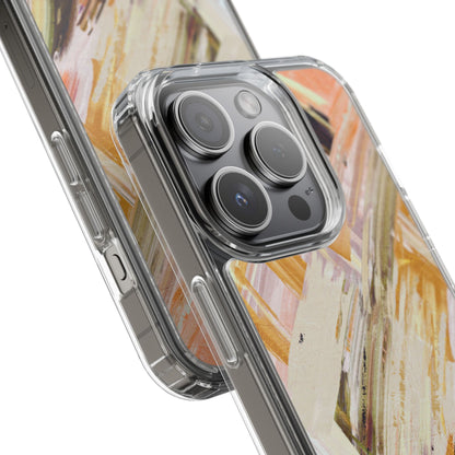 Clear Phone Case – Brush & Bronze