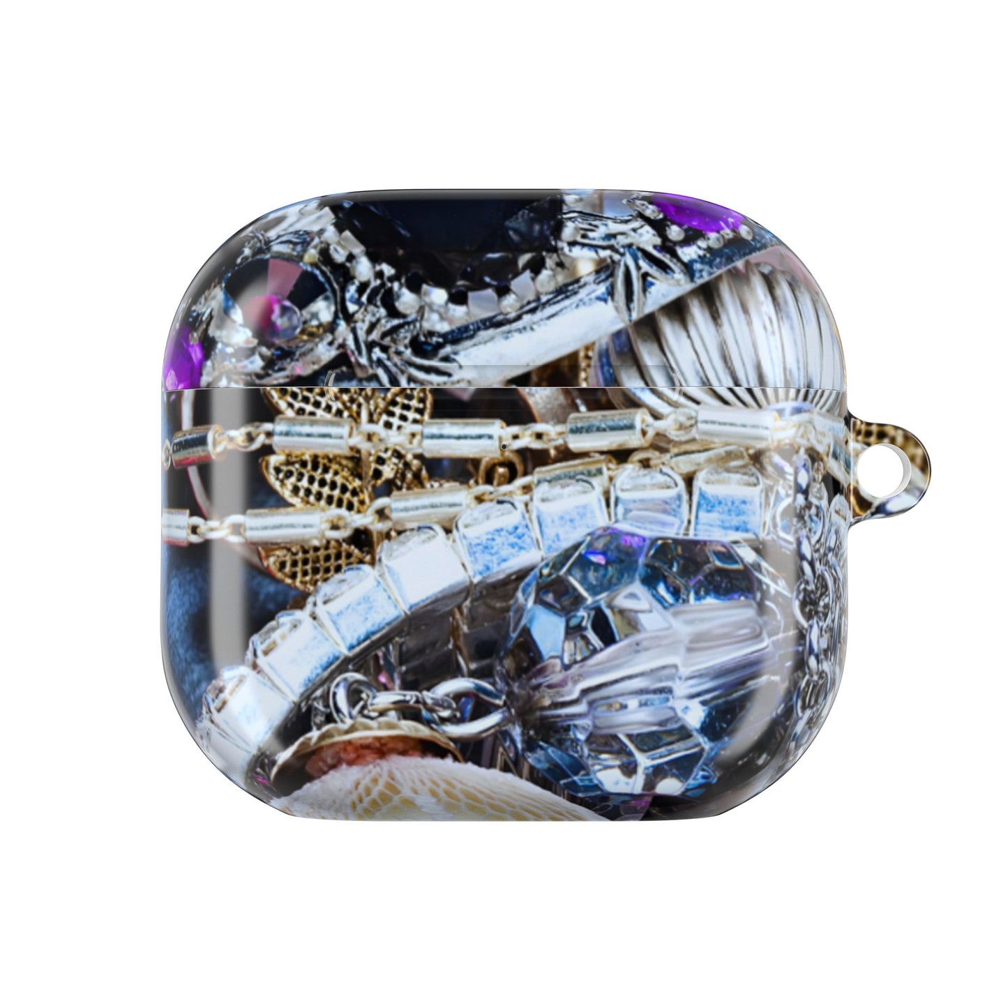 Earbud Case Cover – Chrome Jewel