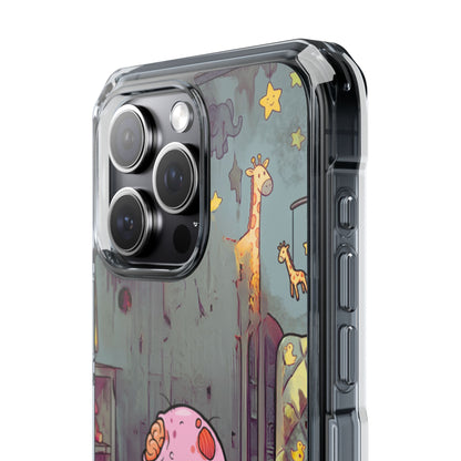 Clear Magnetic Phone Case — Cute Creepy Zombie Baby Design