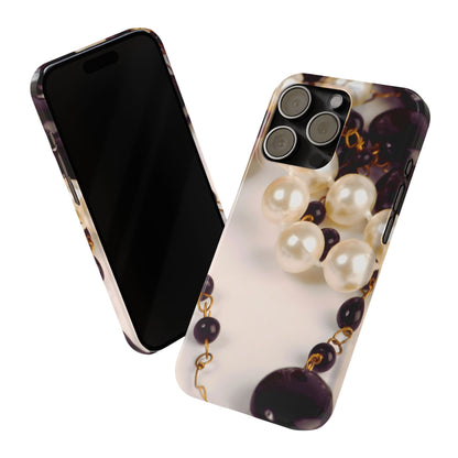 Slim Phone Case – Noir Pearl
