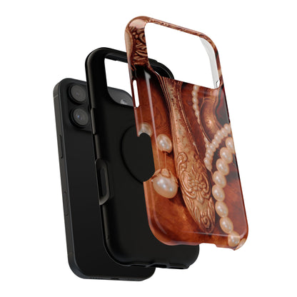 Impact-Resistant Phone Case – Bronze Vanity