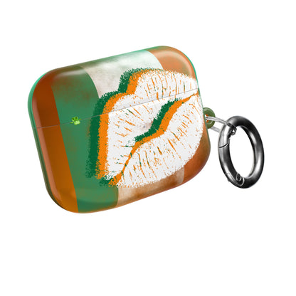 Wireless Earbud Case Cover – Irish Lip St. Patrick’s Day Design