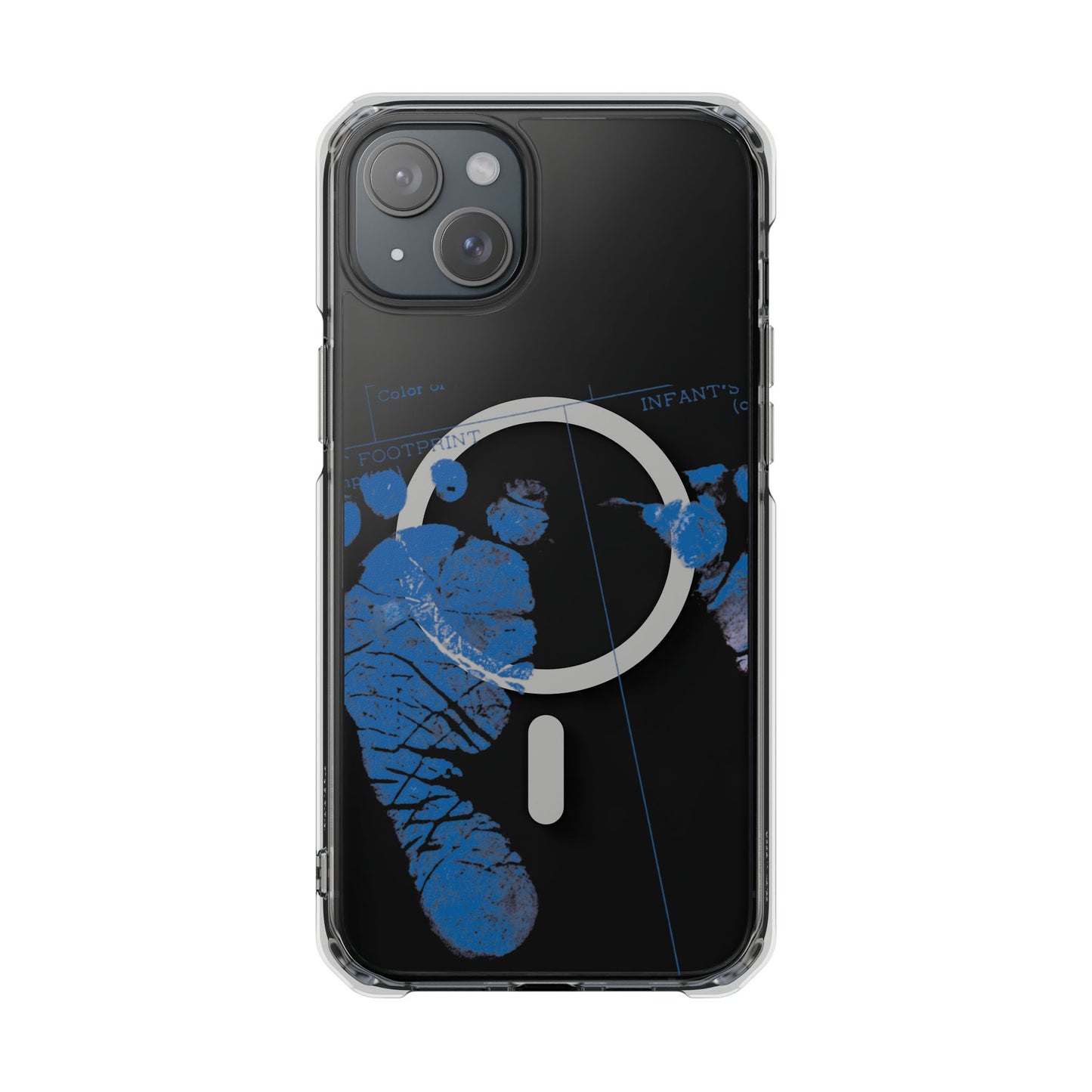 Clear Magnetic Phone Case – Mom’s Little Blue Footprints