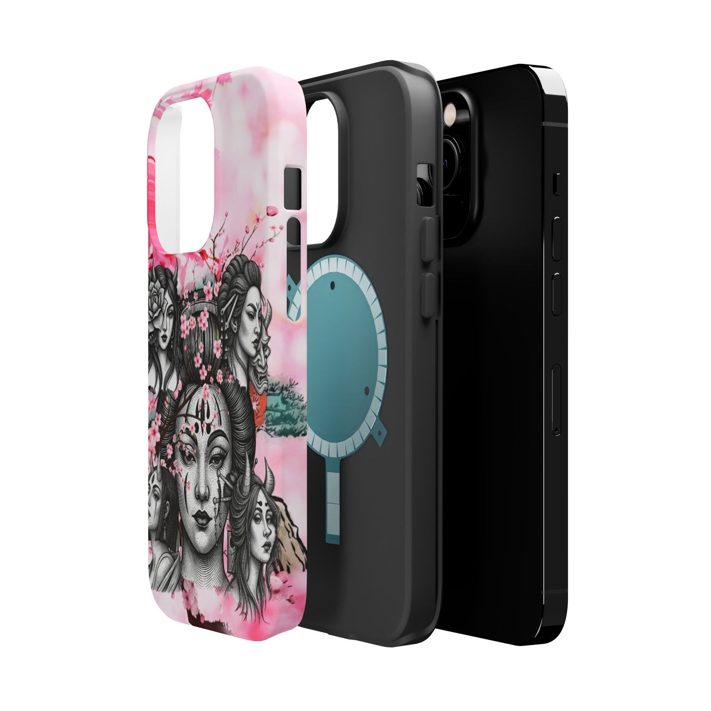 Wireless-Charging Compatible Case – Blossom & Thorn