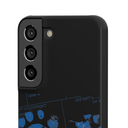 Snap Phone Case – Mom’s Little Blue Footprints