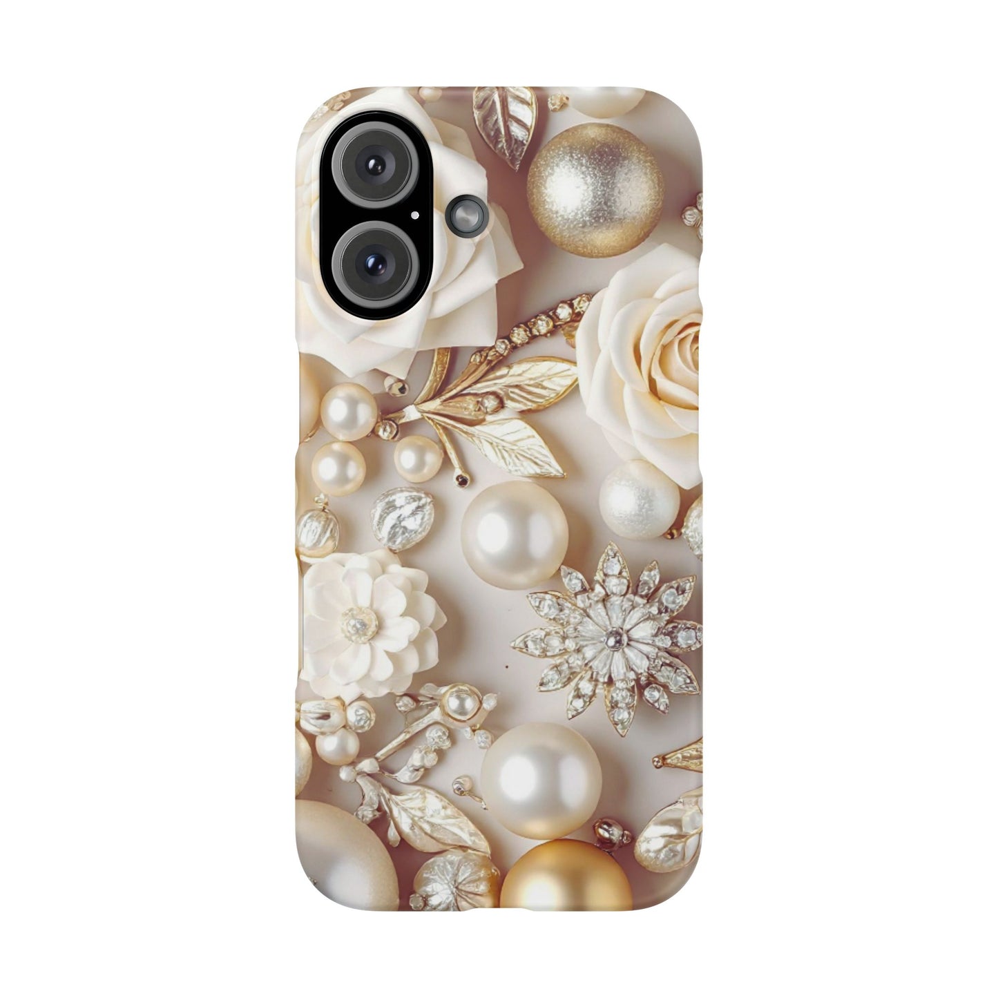 Snap Phone Case – Ivory Opulence