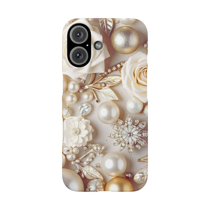 Snap Phone Case – Ivory Opulence