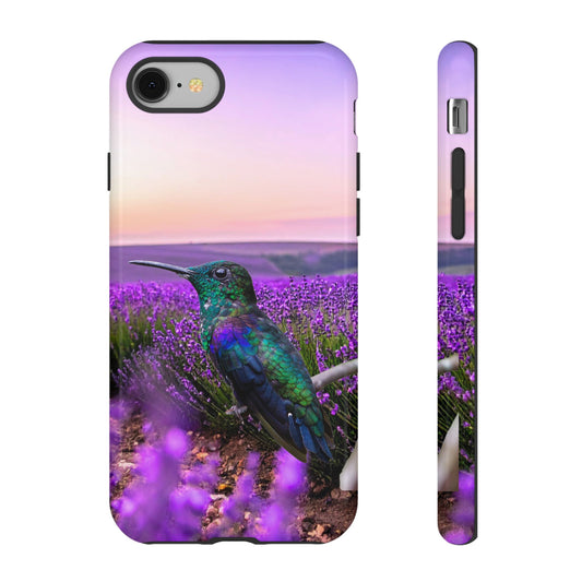 Protective Phone Case – Hummingbird Reverie