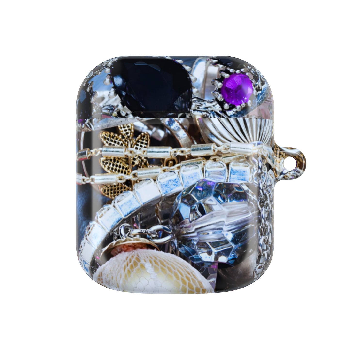 Earbud Case Cover – Chrome Jewel