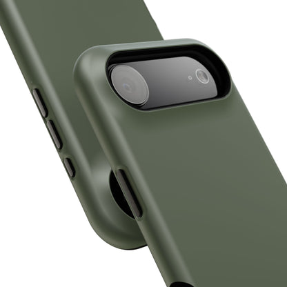 Impact-Resistant Phone Case — Military Green Protective Shockproof Cover