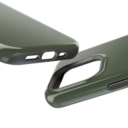 Impact-Resistant Phone Case — Military Green Protective Shockproof Cover