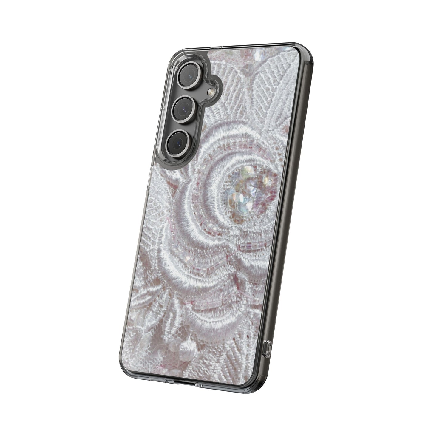 Clear Phone Case – Lace Veil