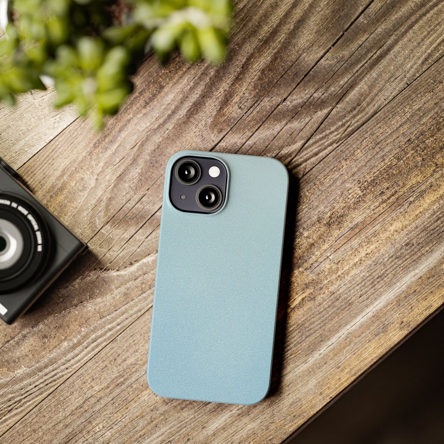 Slim Phone Case – Blue Whisper