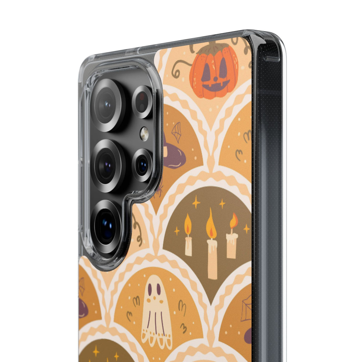 Clear Phone Case – Vintage Haunt – Compatible with iPhone 13–17 & Samsung Galaxy S25–S26 Series